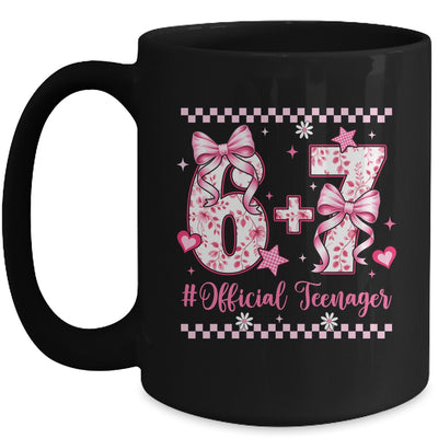 13th Birthday Girls 13 Years Official Teenager Six Seven Mug | siriusteestore