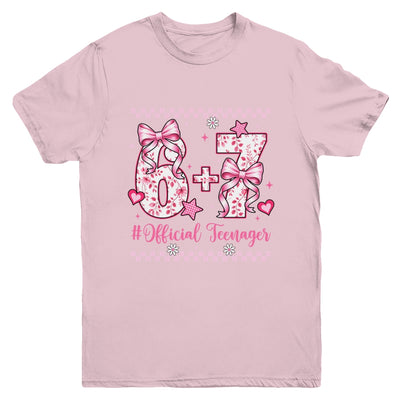 13th Birthday Girls 13 Years Official Teenager Six Seven Youth Shirt | siriusteestore