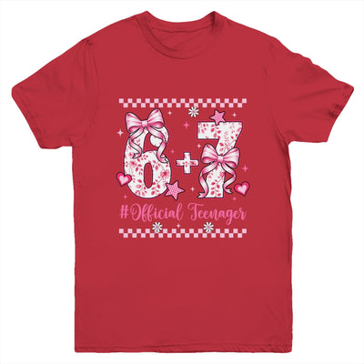 13th Birthday Girls 13 Years Official Teenager Six Seven Youth Shirt | siriusteestore