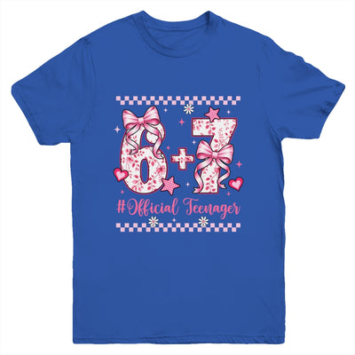 13th Birthday Girls 13 Years Official Teenager Six Seven Youth Shirt | siriusteestore