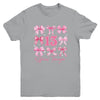 13th Birthday Pink Coquette Bow 13 Year Old Birthday Girl Youth Shirt | siriusteestore