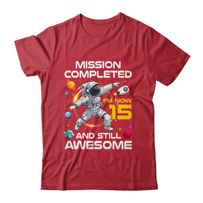 15th Birthday Astronaut 15 Years Old Outer Space Birthday Shirt & Hoodie | siriusteestore