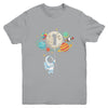 1 Years Old Birthday Boy Astronaut Space 1st Birthday Youth Shirt | siriusteestore
