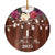 1st Anniversary Wedding Ornament 1 Year As Mr and Mrs For Couples Christmas Husband Wife Married Wedding Gift Holiday Decoration Christmas Tree Ornament | siriusteestore