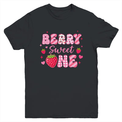 1st Berry Sweet One Strawberry First Birthday Girl Youth Shirt | siriusteestore