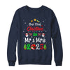 1st First Christmas As Mr And Mrs 2025 Couples Wife Husband Shirt & Sweatshirt | siriusteestore