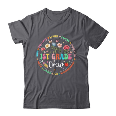 1st Grade Crew Back To School Kindergarten Teacher Kids Shirt & Hoodie | siriusteestore