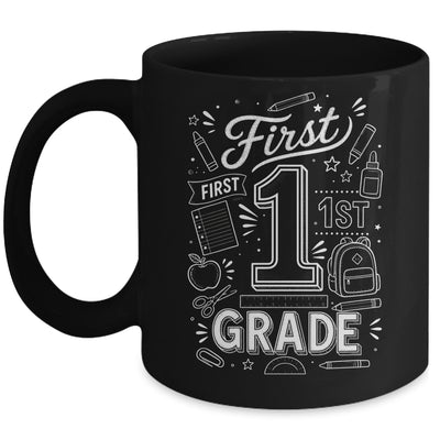 1st Grade For Boys Back To School First Day First Grade Mug | siriusteestore