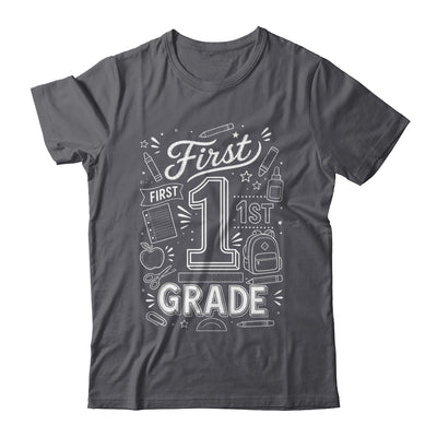 1st Grade For Boys Back To School First Day First Grade Shirt & Hoodie | siriusteestore