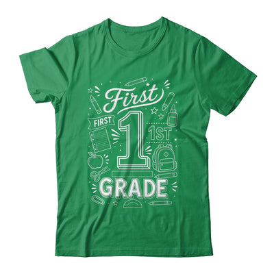 1st Grade For Boys Back To School First Day First Grade Shirt & Hoodie | siriusteestore
