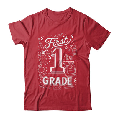 1st Grade For Boys Back To School First Day First Grade Shirt & Hoodie | siriusteestore