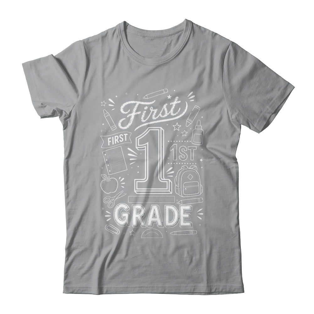 1st Grade For Boys Back To School First Day First Grade Shirt & Hoodie | siriusteestore