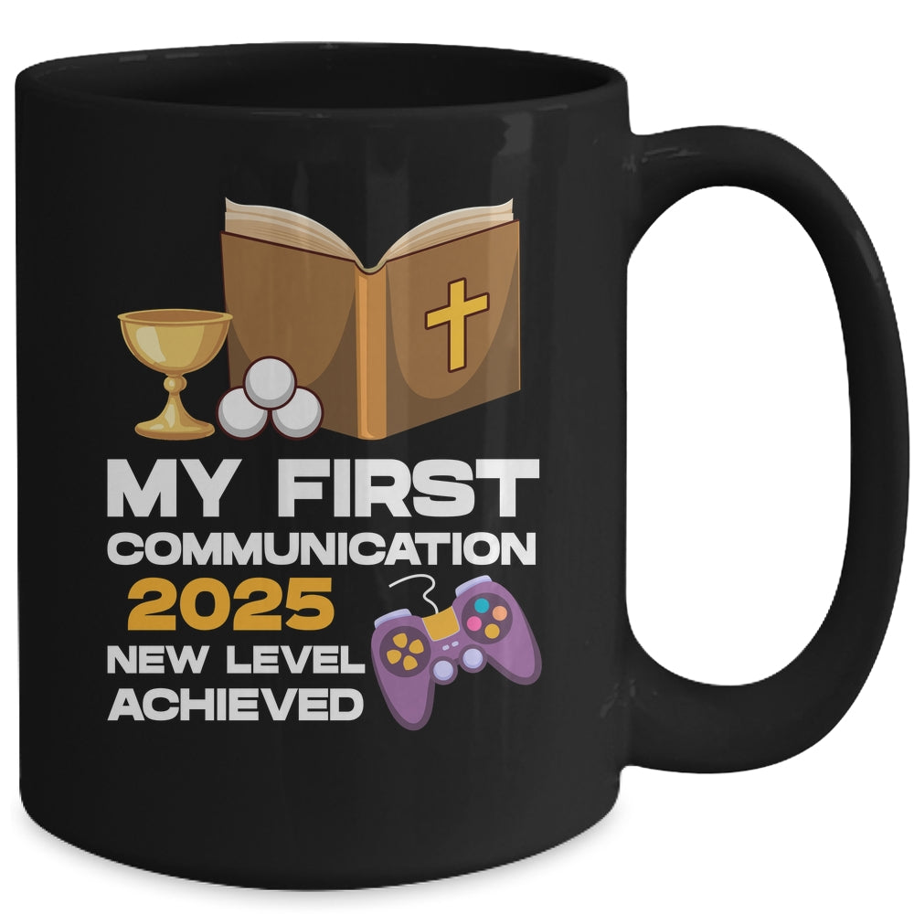 1st My First Communion 2025 Boys Girls Controller Video Game Mug | siriusteestore