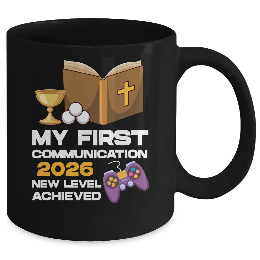 1st My First Communion 2026 Boys Girls Controller Video Game Mug | siriusteestore