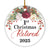 1st Retired Christmas Tree Ornament Collectible Holiday Retirement Gifts for Women or Men Decoration Christmas Tree Ornament | siriusteestore