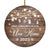 2025 First Christmas In Our New Home Mr And Mrs Gift Brown For Wedding Newlywed Couple 2025 Christmas Tree Ornament | siriusteestore