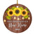 2025 First Christmas In Our New Home Mr And Mrs Gift Sunflower For Wedding Newlywed Couple 2025 Christmas Tree Ornament | siriusteestore