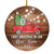 2025 First Christmas In Our New Home Red Car mr and mrs Truck Gift for Newlywed Couple 2025 Christmas Tree Ornament | siriusteestore