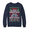 2025 First Christmas With My Hot New Fiancee Shirt & Sweatshirt | siriusteestore