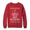 2025 First Christmas With My Hot New Girlfriend Ugly Shirt & Sweatshirt | siriusteestore