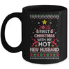 2025 First Christmas With My Hot New Husband Ugly Mug | siriusteestore