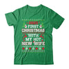 2025 First Christmas With My Hot New Wife Shirt & Sweatshirt | siriusteestore