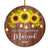 2025 Our First Christmas Married Mr And Mrs Gift Sunflower For Wedding Newlywed Couple 2025 Christmas Tree Ornament | siriusteestore