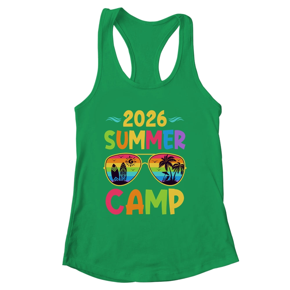 2026 Summer Camp 2026 Summer Vacation Matching Family Group Shirt & Tank Top | siriusteestore