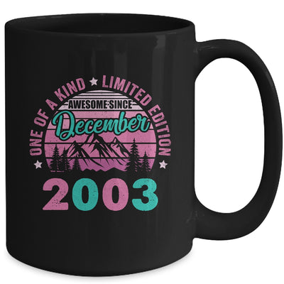 20 Years Old Awesome Since December 2003 20th Birthday Women Mug | siriusteestore