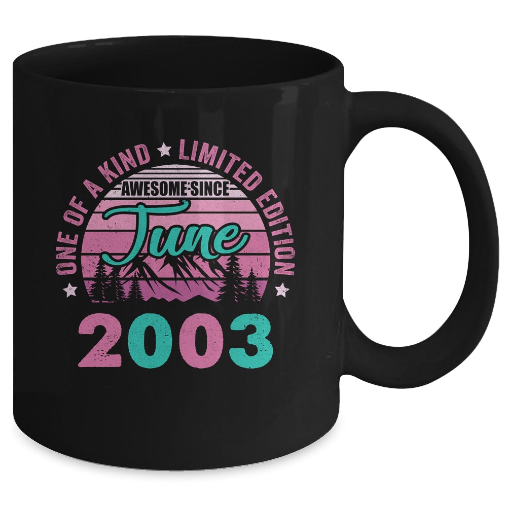 20 Years Old Awesome Since June 2003 20th Birthday Women Mug | siriusteestore