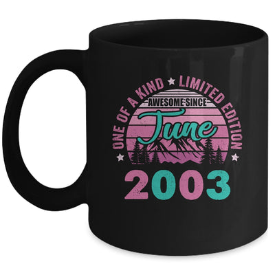 20 Years Old Awesome Since June 2003 20th Birthday Women Mug | siriusteestore