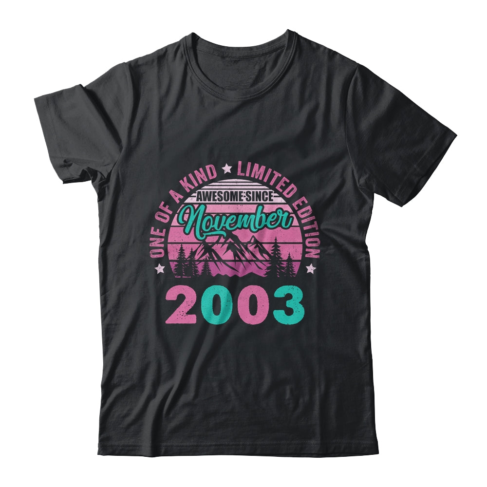 20 Years Old Awesome Since November 2003 20th Birthday Women Shirt & Tank Top | siriusteestore