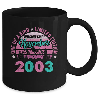 20 Years Old Awesome Since November 2003 20th Birthday Women Mug | siriusteestore