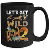 2 Year Old Zoo Birthday Safari Jungle Animal 2nd Bday Mug | siriusteestore