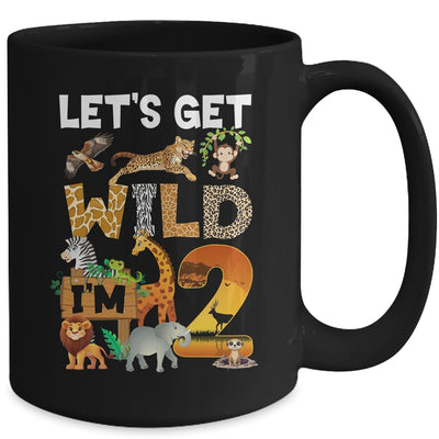 2 Year Old Zoo Birthday Safari Jungle Animal 2nd Bday Mug | siriusteestore
