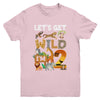 2 Year Old Zoo Birthday Safari Jungle Animal 2nd Bday Youth Shirt | siriusteestore