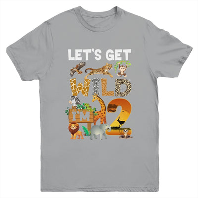 2 Year Old Zoo Birthday Safari Jungle Animal 2nd Bday Youth Shirt | siriusteestore