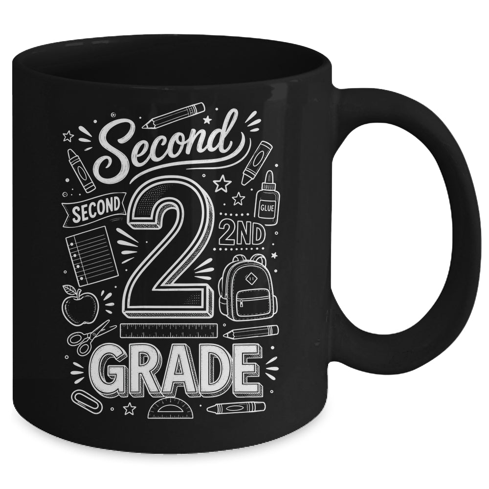2nd Grade For Boys Back To School First Day Second Grade Mug | siriusteestore