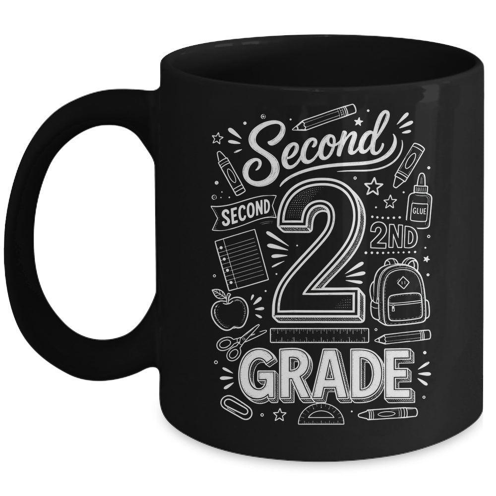 2nd Grade For Boys Back To School First Day Second Grade Mug | siriusteestore