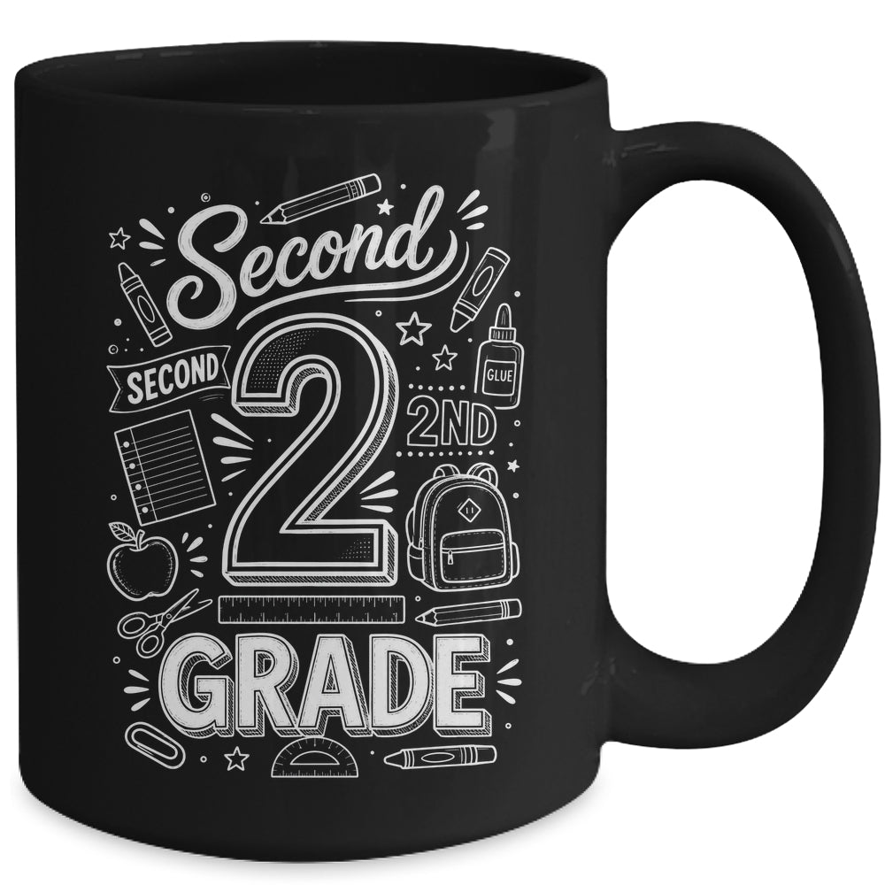 2nd Grade For Boys Back To School First Day Second Grade Mug | siriusteestore