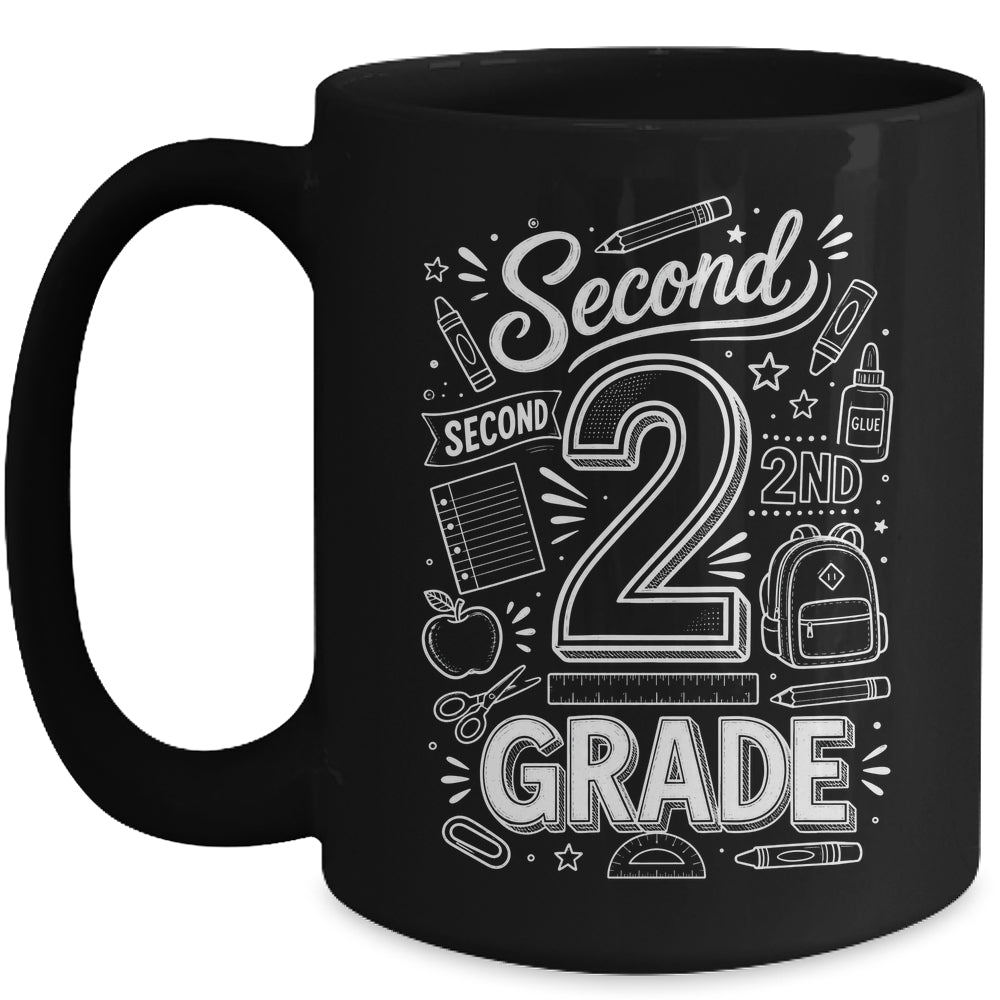 2nd Grade For Boys Back To School First Day Second Grade Mug | siriusteestore