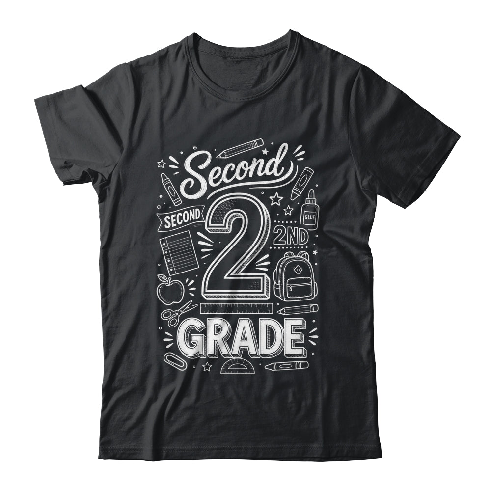 2nd Grade For Boys Back To School First Day Second Grade Shirt & Hoodie | siriusteestore