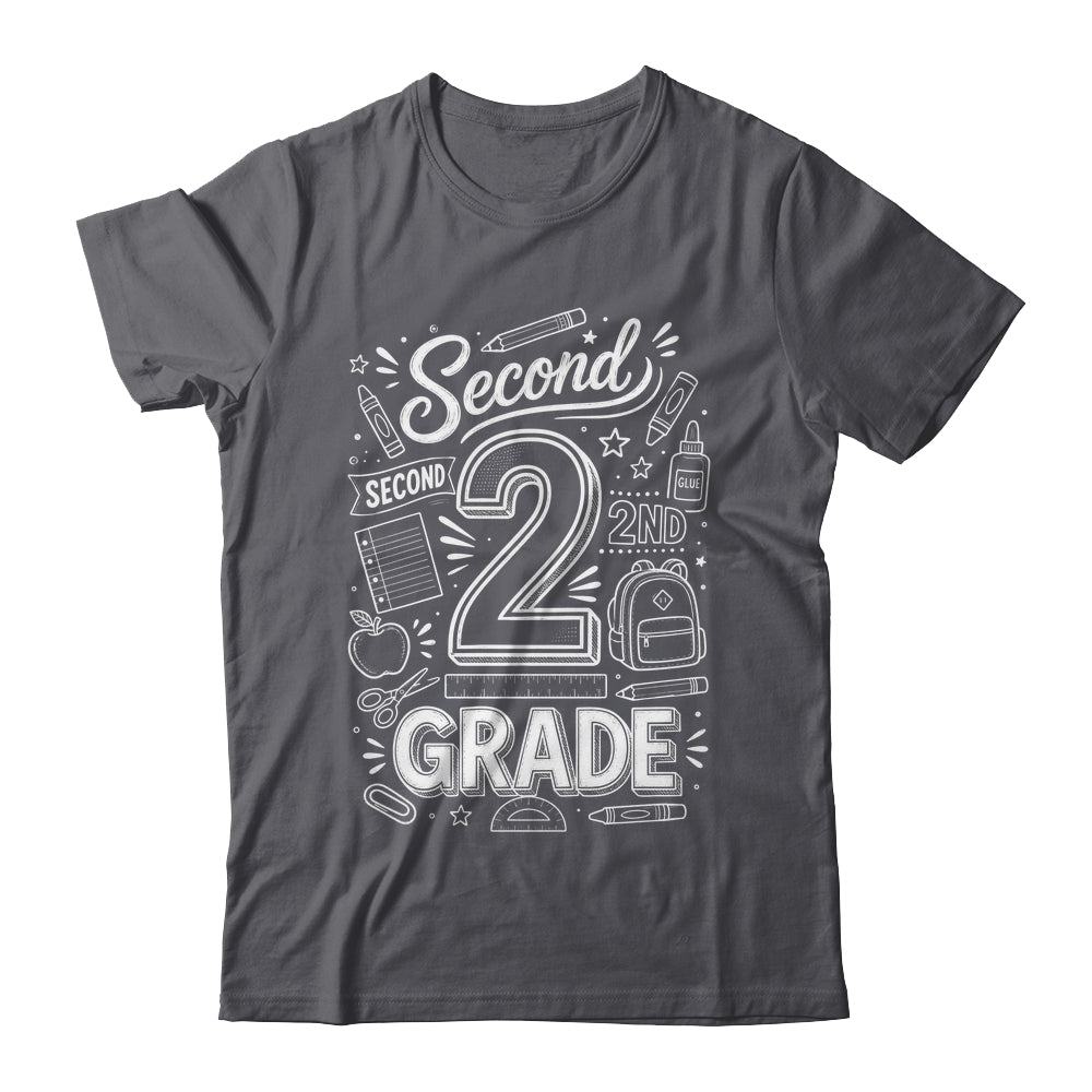 2nd Grade For Boys Back To School First Day Second Grade Shirt & Hoodie | siriusteestore