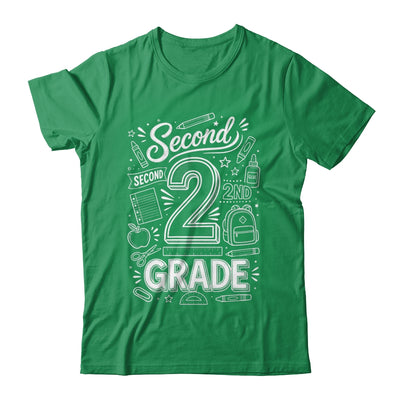 2nd Grade For Boys Back To School First Day Second Grade Shirt & Hoodie | siriusteestore