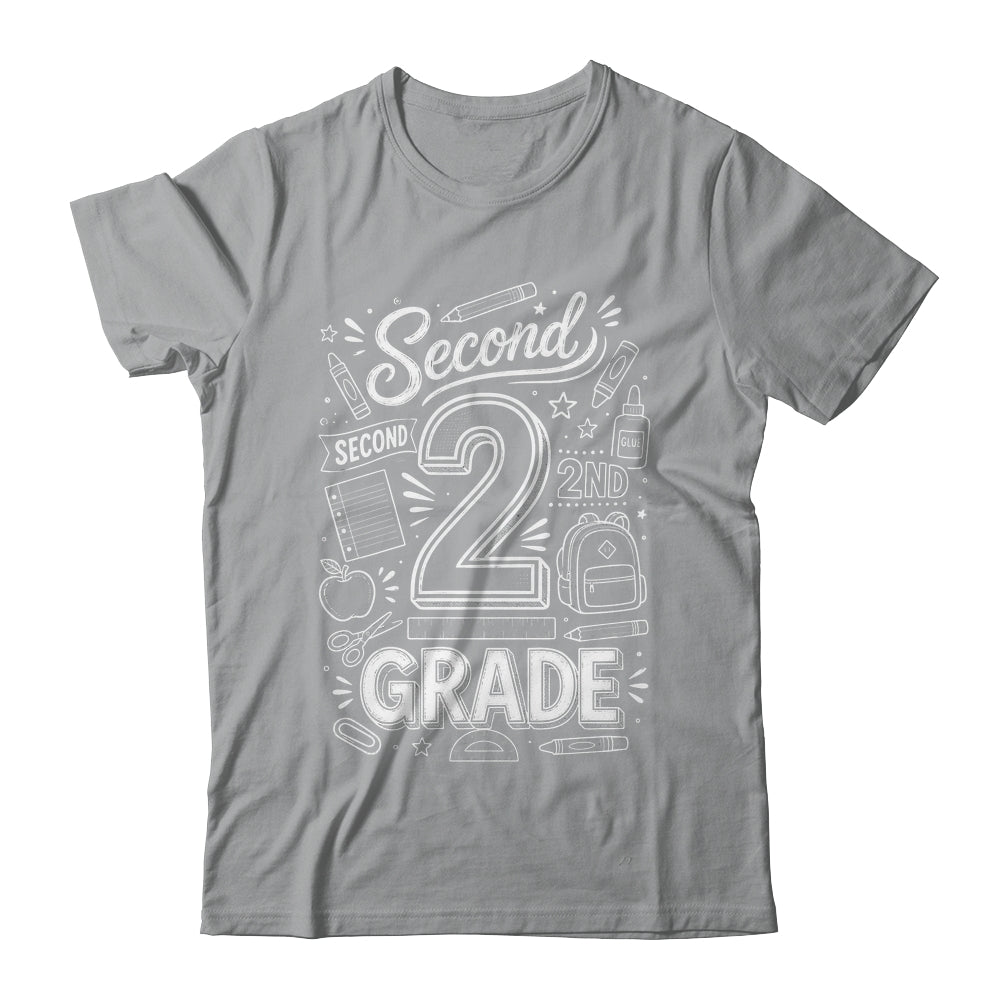 2nd Grade For Boys Back To School First Day Second Grade Shirt & Hoodie | siriusteestore