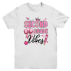 2nd Second Grade Vibes Back To School Coquette Teacher Girl Youth Shirt | siriusteestore