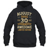 30 Years Awesome Vintage August 1995 30th Birthday Shirt & Hoodie | siriusteestore