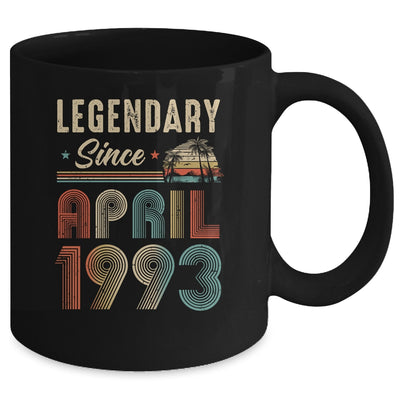 30 Years Old Legendary Since April 1993 30th Birthday Mug | siriusteestore