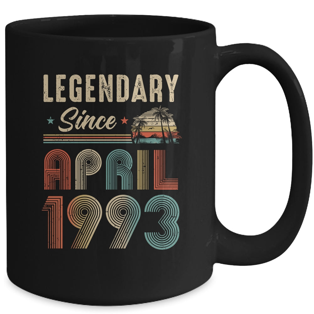 30 Years Old Legendary Since April 1993 30th Birthday Mug | siriusteestore