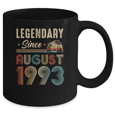 30 Years Old Legendary Since August 1993 30th Birthday Mug | siriusteestore
